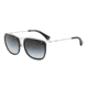 Armani EA2023 Single Vision Prescription Sunglasses EA2023-30458G-54 - Lens Diameter 54 mm, Frame Color Matte Silver/black