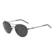 Armani EA2026 Progressive Prescription Sunglasses EA2026-306187-52 - Lens Diameter 52 mm, Frame Color Black/Silver