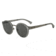 Armani EA2029 Single Vision Prescription Sunglasses EA2029-300387-48 - Lens Diameter 48 mm, Frame Color Matte Gunmetal