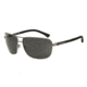 Armani EA2033 Single Vision Prescription Sunglasses EA2033-313087-64 - Lens Diameter 64 mm, Frame Color Gunmetal Rubber