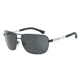 Armani EA2033 Single Vision Prescription Sunglasses EA2033-313187-64 - Lens Diameter 64 mm, Frame Color Blue Rubber