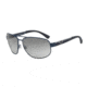 Armani EA2036 Bifocal Prescription Sunglasses EA2036-318811-64 - Lens Diameter 64 mm, Frame Color Dark Blue Rubber