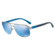 Armani EA2039 Progressive Prescription Sunglasses EA2039-301055-62 - Lens Diameter 62 mm, Frame Color Gunmetal