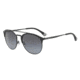 Armani EA2052 Single Vision Prescription Sunglasses EA2052-3014T3-56 - Lens Diameter 56 mm, Frame Color Matte Black / Black