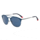 Armani EA2052 Single Vision Prescription Sunglasses EA2052-318180-56 - Lens Diameter 56 mm, Frame Color Matte Blue/Gunmetal