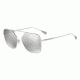 Armani EA2053 Single Vision Prescription Sunglasses EA2053-30156G-56 - Lens Diameter 56 mm, Frame Color Silver