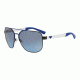 Armani EA2064 Bifocal Prescription Sunglasses EA2064-32248F-62 - Lens Diameter 62 mm, Frame Color Matte Black/Matte Blue