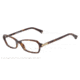 Armani EA3009 Single Vision Prescription Eyeglasses 5026-52 - Dark Havana Frame