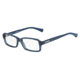 Armani EA3010 Progressive Prescription Eyeglasses 5090-52 - Blue Gray Transp Frame