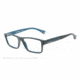 Armani EA3013 Single Vision Prescription Eyeglasses 5104-52 - Top Cypress On Petroleum Frame