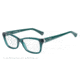 Armani EA3023F Single Vision Prescription Eyeglasses 5201-54 - Petroleum Frame