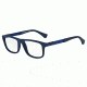 Armani EA3029 Single Vision Prescription Eyeglasses 5065-52 - Blue Rubber Frame