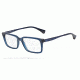 Armani EA3030 Single Vision Prescription Eyeglasses 5072-55 - Transparent Blue Frame