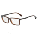 Armani EA3030F Bifocal Prescription Eyeglasses 5198-55 - Transparen Brown Frame