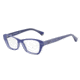 Armani EA3032 Progressive Prescription Eyeglasses 5225-52 - Transparent Lilac On Lilac Frame