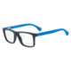 Armani EA3034 Progressive Prescription Eyeglasses, 55mm, Blue Rubber, EA3034-5650-55-PRO