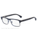 Armani EA3035 Bifocal Prescription Eyeglasses 5230-55 - Blue/rubber Brown Frame