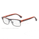 Armani EA3035 Bifocal Prescription Eyeglasses 5233-55 - Grey/rubber Orange Frame