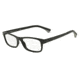 Armani EA3037 Single Vision Prescription Eyeglasses 5042-52 - Matte Black Frame