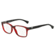 Armani EA3042 Bifocal Prescription Eyeglasses 5278-53 - Striped Red Frame