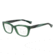 Armani EA3058 Single Vision Prescription Eyeglasses 5400-51 - Opal Green Frame