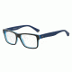 Armani EA3059 Bifocal Prescription Eyeglasses 5392-53 - Top Black/matte Blue Frame