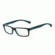 Armani EA3061 Progressive Prescription Eyeglasses 5393-55 - Top Black/matte Turquoise Frame