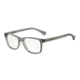 Armani EA3064 Single Vision Prescription Eyeglasses 5372-52 - Transparent Grey Frame