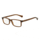 Armani EA3065 Bifocal Prescription Eyeglasses 5374-52 - Transparent Brown Frame