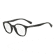 Armani EA3079 Progressive Prescription Eyeglasses, 49mm, Matte Black, EA3079-5042-49-PRO