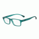 Armani EA3088 Bifocal Prescription Eyeglasses 5534-53 - Matte Transparent Petroleum Frame
