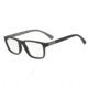 Armani EA3091 Single Vision Prescription Eyeglasses 5042-55 - Matte Black Frame