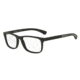 Armani EA3092 Progressive Prescription Eyeglasses 5063-54 - Black Rubber Frame