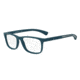 Armani EA3092 Progressive Prescription Eyeglasses 5538-54 - Petroleum Rubber Frame
