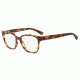 Armani EA3094F Single Vision Prescription Eyeglasses 5541-54 - Havana Spot Raspberry Frame