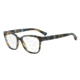 Armani EA3094F Single Vision Prescription Eyeglasses 5542-54 - Havana Spot Blue Frame
