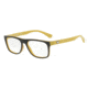 Armani EA3097F Bifocal Prescription Eyeglasses 5555-56 - Top Brown On Yellow Frame