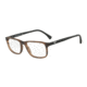 Armani EA3098 Bifocal Prescription Eyeglasses 5548-53 - Matte Striped Brown Frame