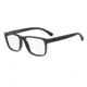 Armani EA3103 Single Vision Prescription Eyeglasses 5017-53 - Black Frame