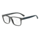 Armani EA3103 Single Vision Prescription Eyeglasses 5559-53 - Matte Grey Frame
