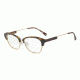 Armani EA3115 Progressive Prescription Eyeglasses 5026-52 - Dark Havana/pale Gold Frame