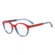 Armani EA3122F Bifocal Prescription Eyeglasses 5573-51 - Red/tr Striped Blue Frame