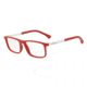 Armani EA3125 Progressive Prescription Eyeglasses 5645-53 - Red Rubber Frame