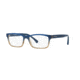 Armani EA3143F Prescription Eyeglasses, 55mm, Striped Blue, EA3143F-5730-55-SV