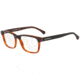 Armani EA3148F Prescription Eyeglasses, 55mm, Top Matte Black On Yellow Tortoise, EA3148F-5742-55-SV