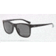 Armani EA4002F Single Vision Prescription Sunglasses EA4002F-501787-55 - Lens Diameter 55 mm, Frame Color Black