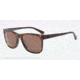 Armani EA4002F Single Vision Prescription Sunglasses EA4002F-502673-55 - Lens Diameter 55 mm, Frame Color Dark Havana