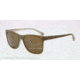 Armani EA4002F Single Vision Prescription Sunglasses EA4002F-505773-55 - Lens Diameter 55 mm, Frame Color Olive Green/variegated Green