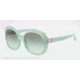 Armani EA4009F Single Vision Prescription Sunglasses EA4009F-50858E-56 - Lens Diameter 56 mm, Frame Color Opal Aqua Green
