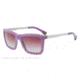 Armani EA4017 Bifocal Prescription Sunglasses EA4017-51284Q-53 - Lens Diameter 53 mm, Frame Color Opal Violet/brown